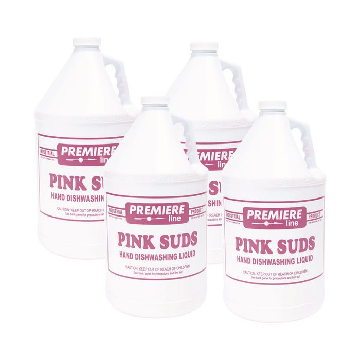 Premier Pink-Suds Pot and Pan Cleaner, 1 gal Bottle, 4/Carton