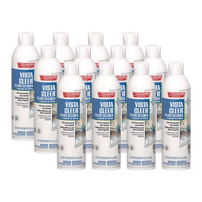 Vista Cleer Ammonia-free, 20 oz Aerosol Spray, 12/Carton