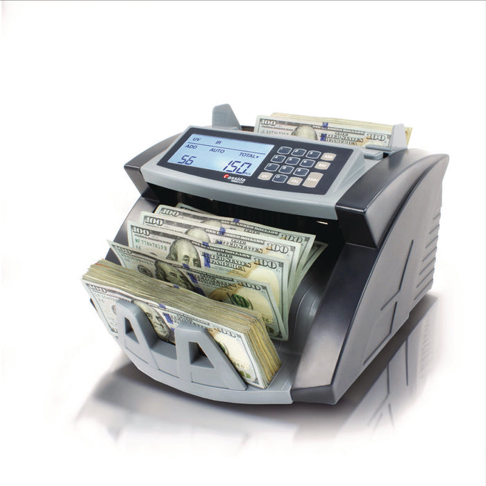 5520UV/MG Cash Counter, 1,300 bills/min, 9.7" x 11.5" x 7.5", Gray