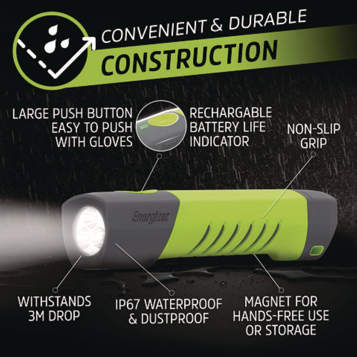 Pro Series Hybrid Handheld, Rechargeable Lithium Ion Battery/2 AA Batteries (Included), Gray/Green