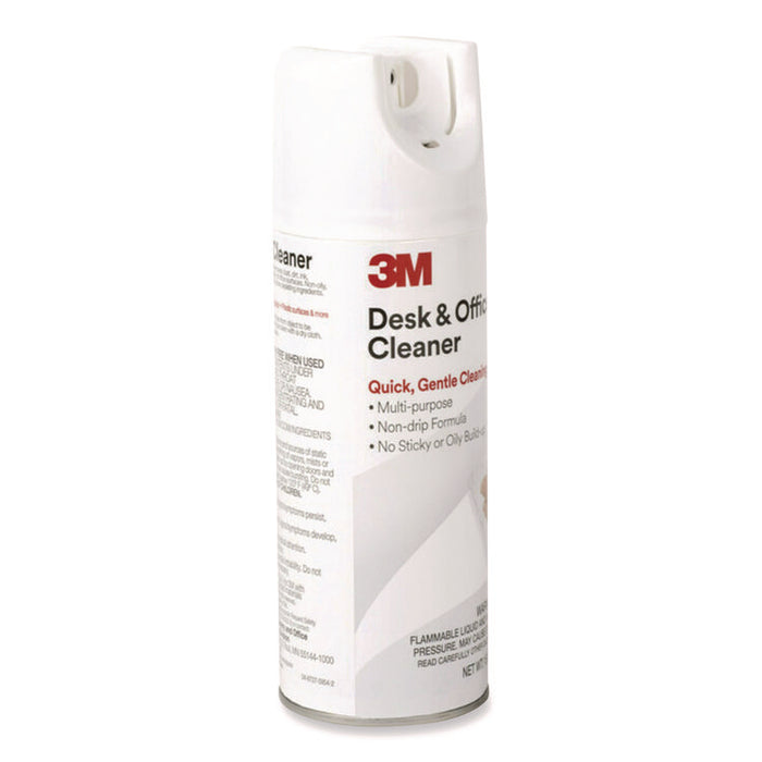 Desk and Office Spray Cleaner, Unscented, 15 oz Aerosol Spray, 12/Carton