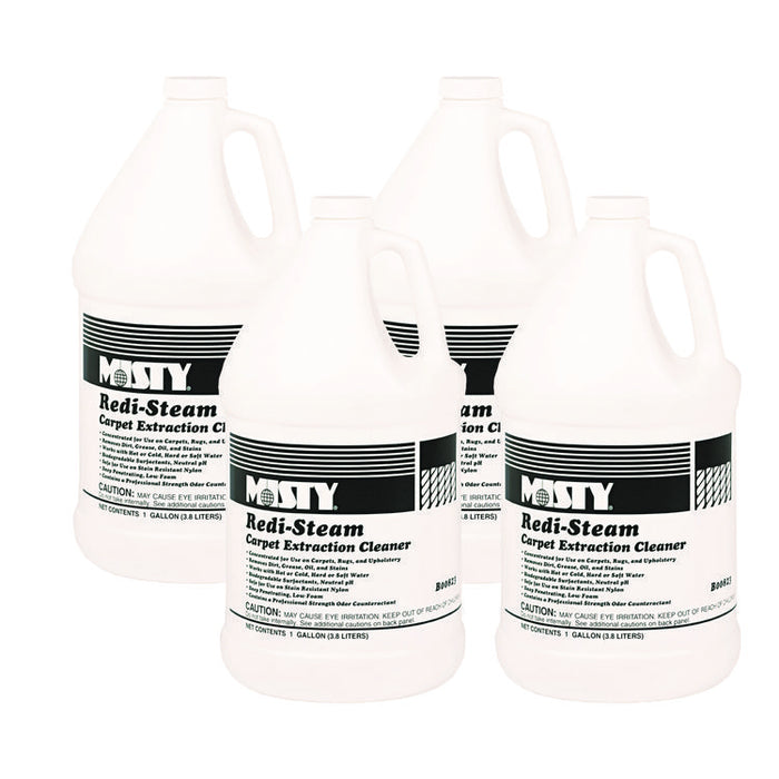 Redi-Steam Carpet Cleaner, 1 gal Bottle, 4/Carton