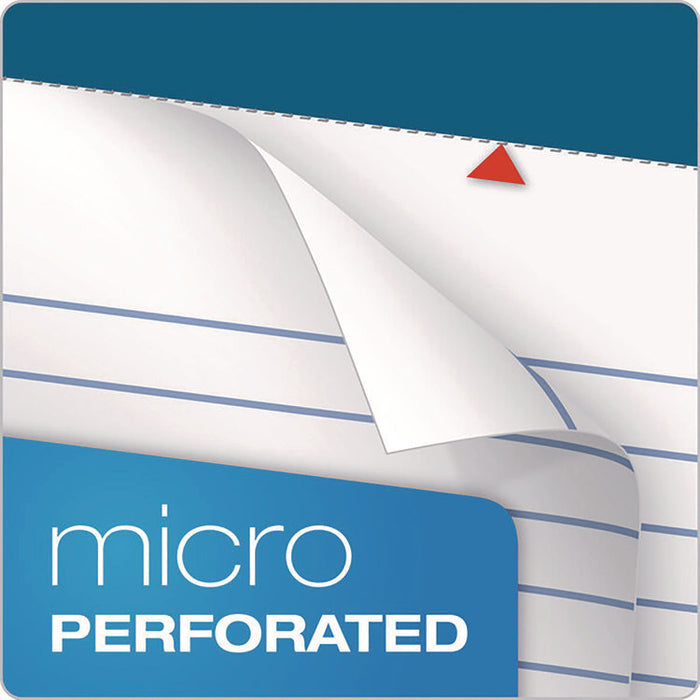 Double Docket Ruled Pads with Extra Sturdy Back, Medium/College Rule, (100) White 8.5 x 11 Sheets