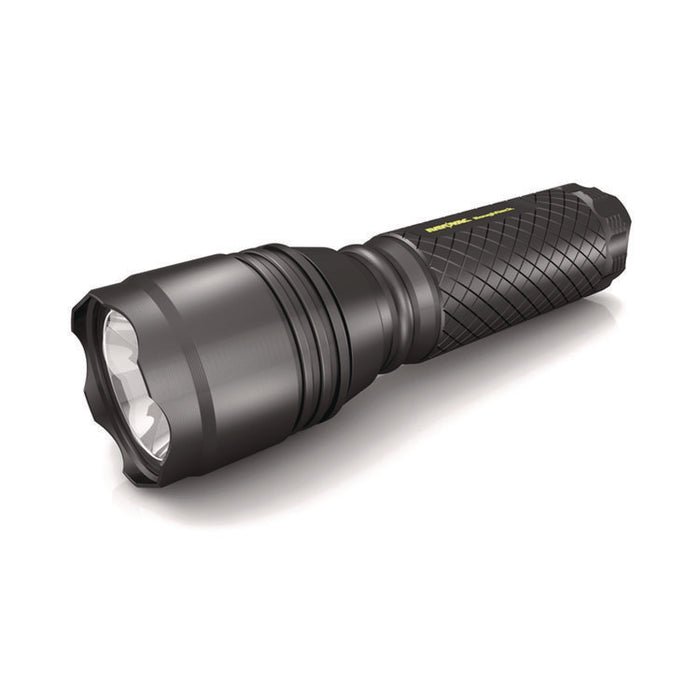 LED Aluminum Flashlight, 3 AAA Batteries (Included), Black