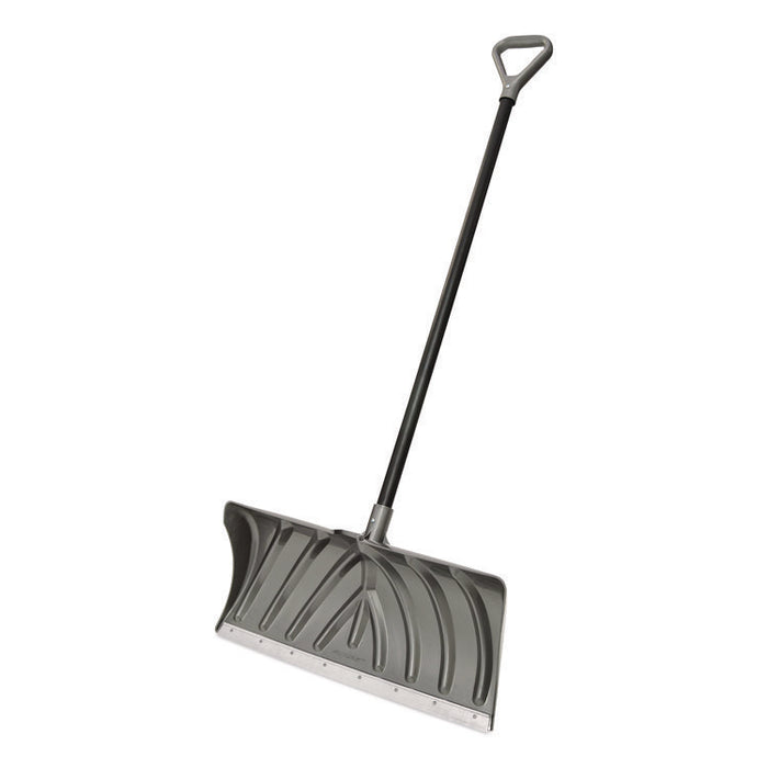 Steel Core Snow Pusher with Wear Strip, 24" Width, 57.55" Length, 6/Carton
