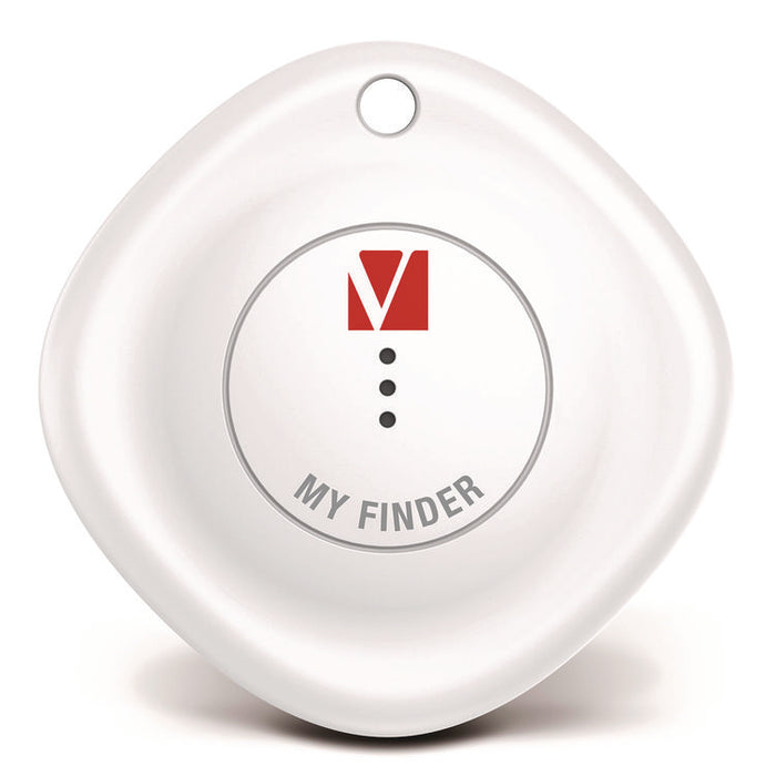 My Finder Bluetooth Tracker for Apple iOS, Black/Purple/White, 3/Pack