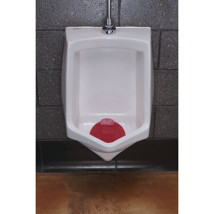 Slant7 with Terminator Urinal Screen, Forest Scent, Red, 5/Box