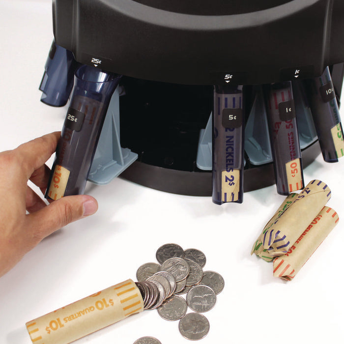KCS-2000 Coin Sorter, 300 coins/min, 10" x 11.6" x 13.6", Black