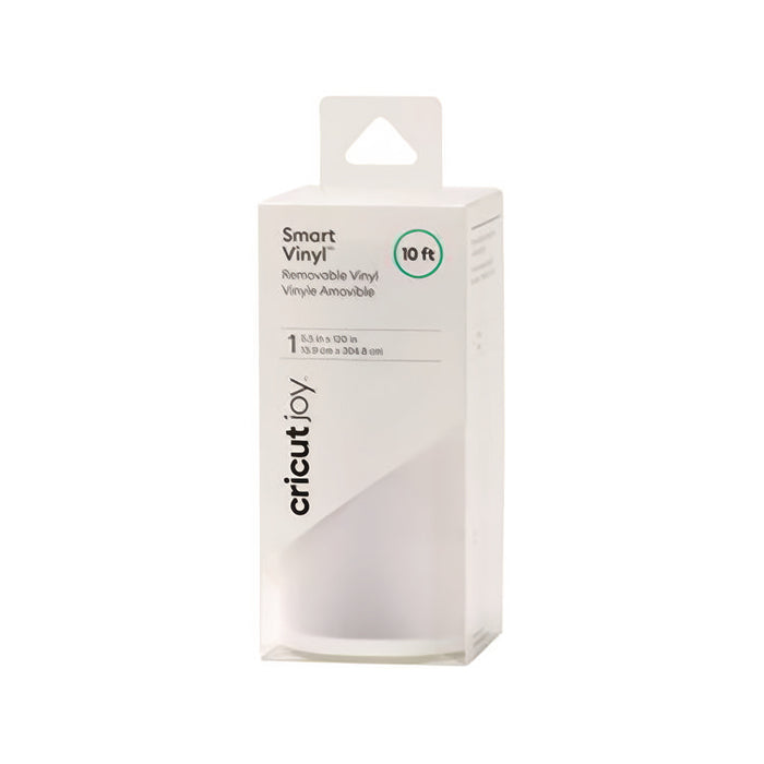 Joy Removable Smart Vinyl for Assorted Surfaces, 5.5 x 120, White