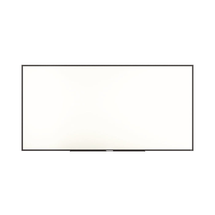 Melamine Dry Erase Board, 96" x 48", White Surface, Black Aluminum Frame