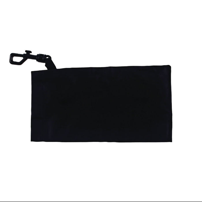 Safety Glasses Carrying Pouch with Belt Clip, 4.25 x 0.25 x 4.25, Black, 12/Carton