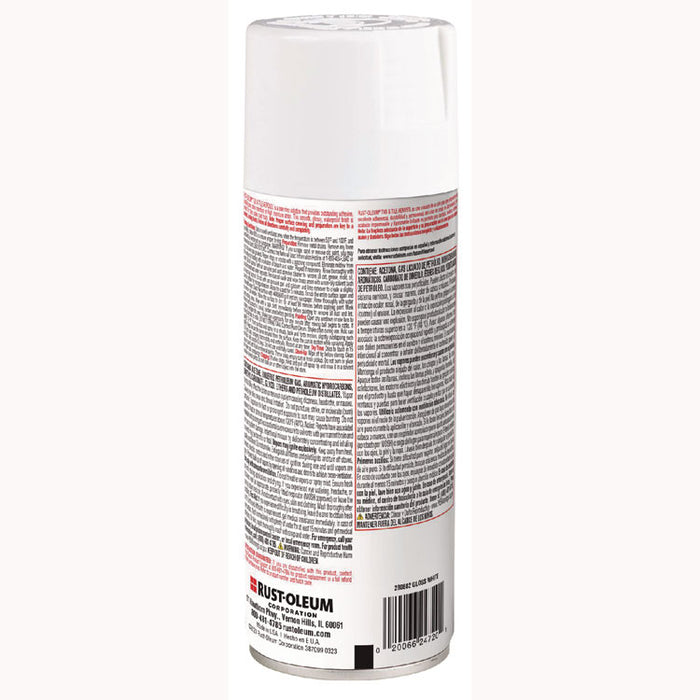 Specialty Tub and Tile Spray, Gloss White, 12 oz Aerosol Can, 6/Carton