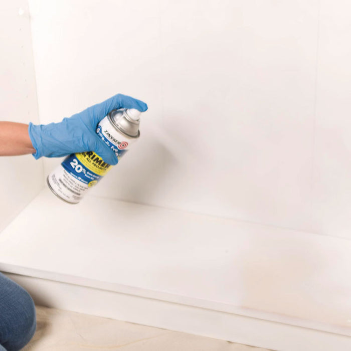 Bulls Eye 1-2-3 Primer Spray, Interior/Exterior, Flat White, 13 oz Aerosol Can, 6/Carton