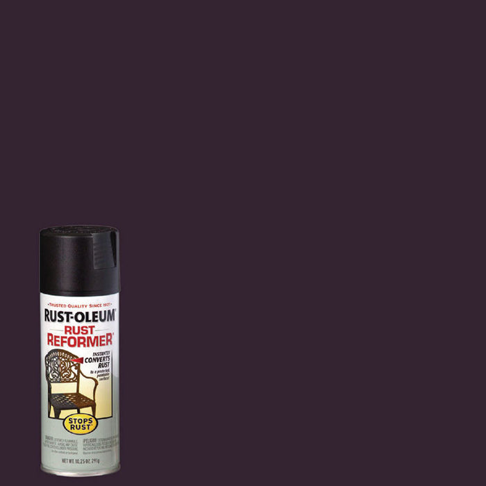 Stops Rust Rust Reformer Spray, Black, 10.25 oz Aerosol Can, 6/Carton