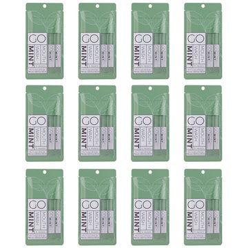 Individual Mouthwash Packets, Mint Flavor, 0.37 oz Packet, 5/Pack, 12 Packs/Box