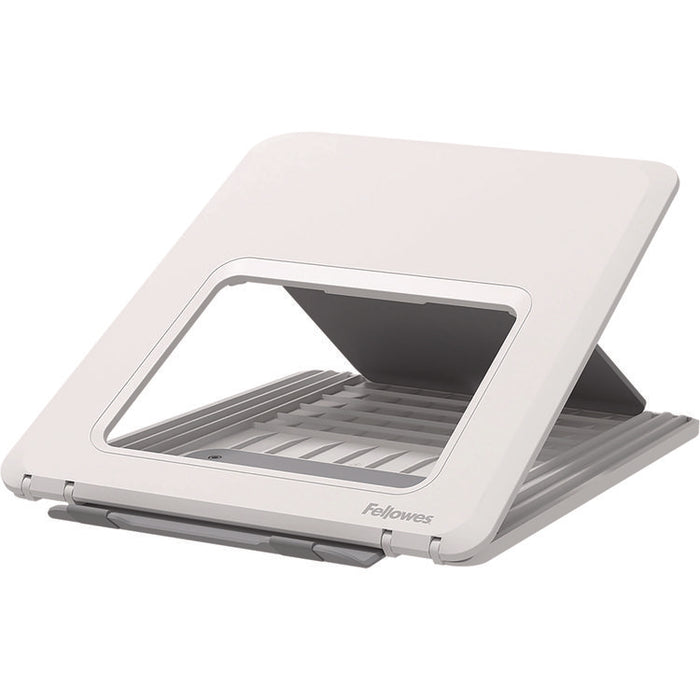 Breyta Laptop Stand, 9.25" x 10.55" x 0.55" - 8", White, Supports Up to 8.8 lbs
