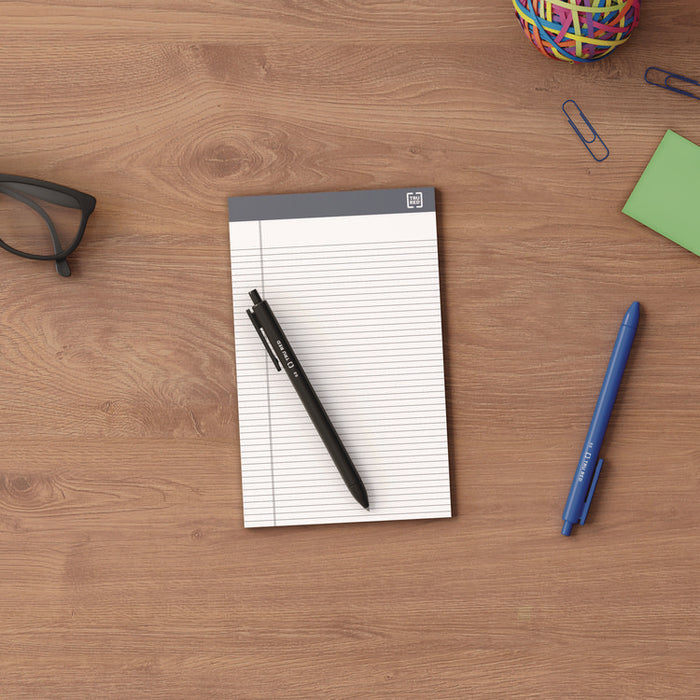 Notepads, Narrow Rule, (50) White 5 x 8 Sheets, 6/Pack