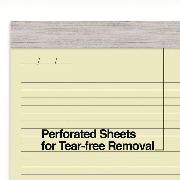 Notepads, Narrow Rule, (50) Canary Yellow 8.5 x 11 Sheets, 6/Pack