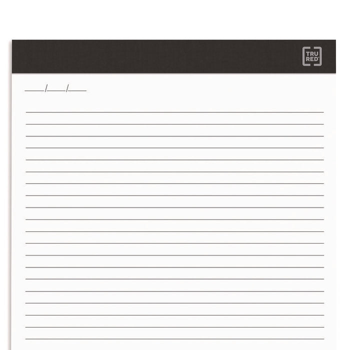 Notepads, Narrow Rule, (50) White 8.5 x 11 Sheets, 6/Pack