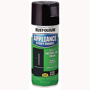 Specialty Appliance Epoxy Spray Paint, Gloss Black, 12 oz Aerosol Can