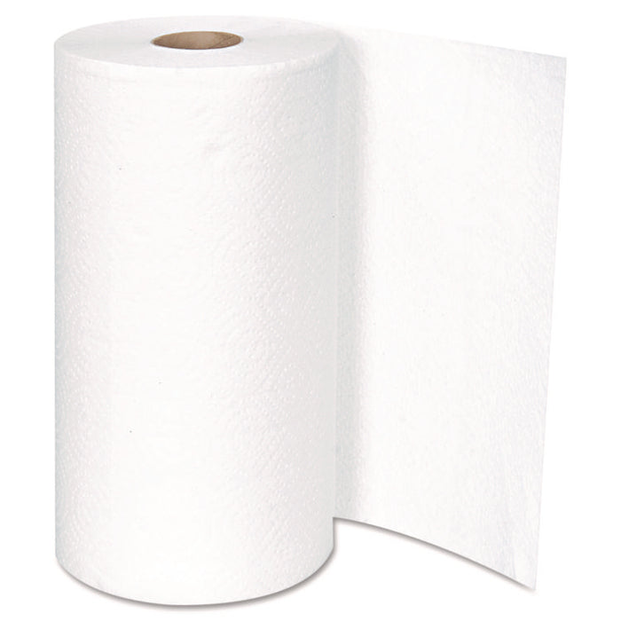 Kitchen Roll Towel, 2-Ply, 11 x 8.5, White, 250/Roll, 12 Rolls/Carton