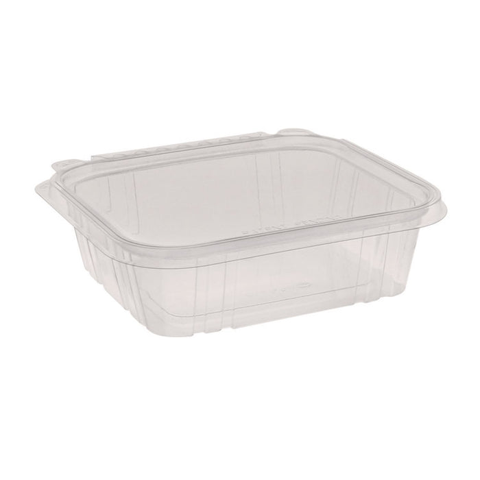 EarthChoice Tamper Evident Recycled Hinged Lid Deli Container, 24 oz, 7.25 x 6.37 x 2, Clear, Plastic, 231/Carton