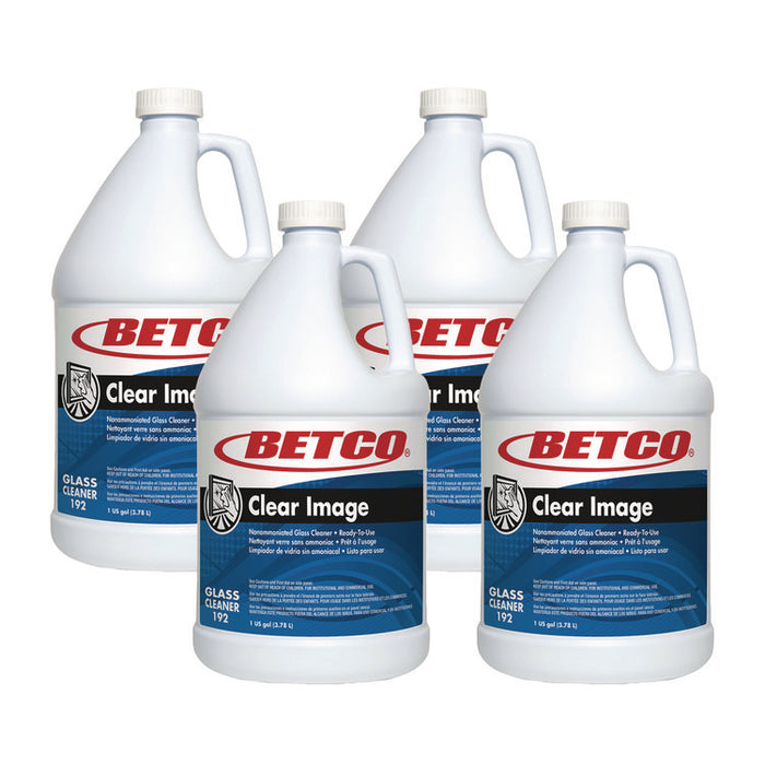 Clear Image Glass and Surface Cleaner, 1 gal Bottle, 4/Carton