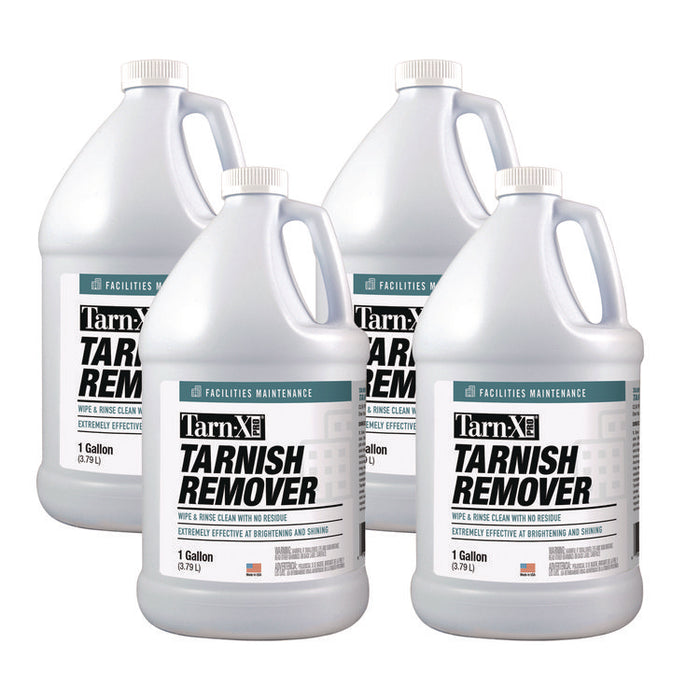 Tarnish Remover, 1 gal Bottle, 4/Carton