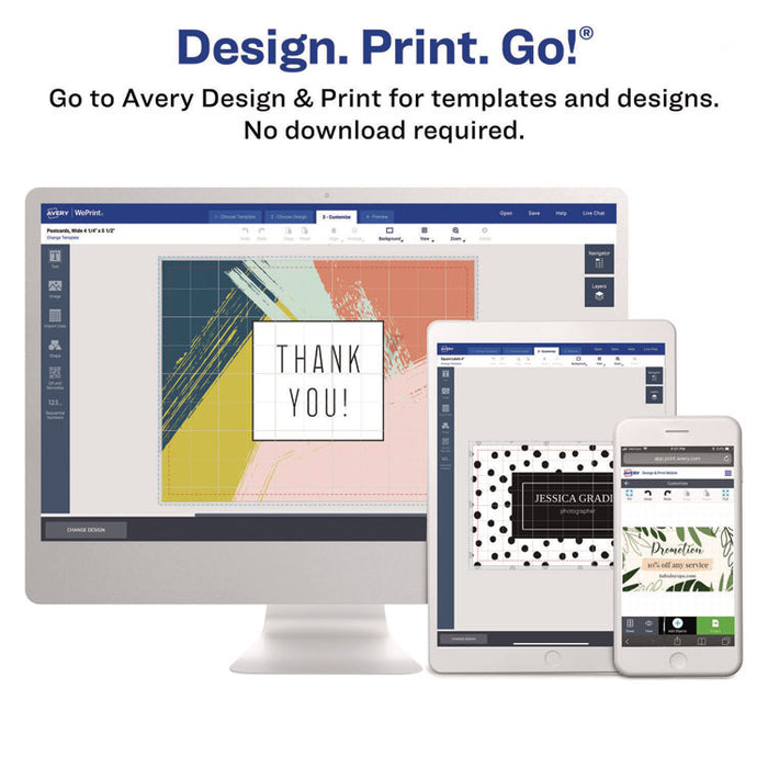 Printable Postcards, Inkjet, 80 lb, 4 x 6, Matte White, 100 Cards, 2 Cards/Sheet, 50 Sheets/Box