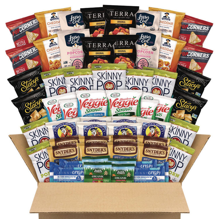 Big Healthy Snack Box, 61 Assorted Snacks/Box