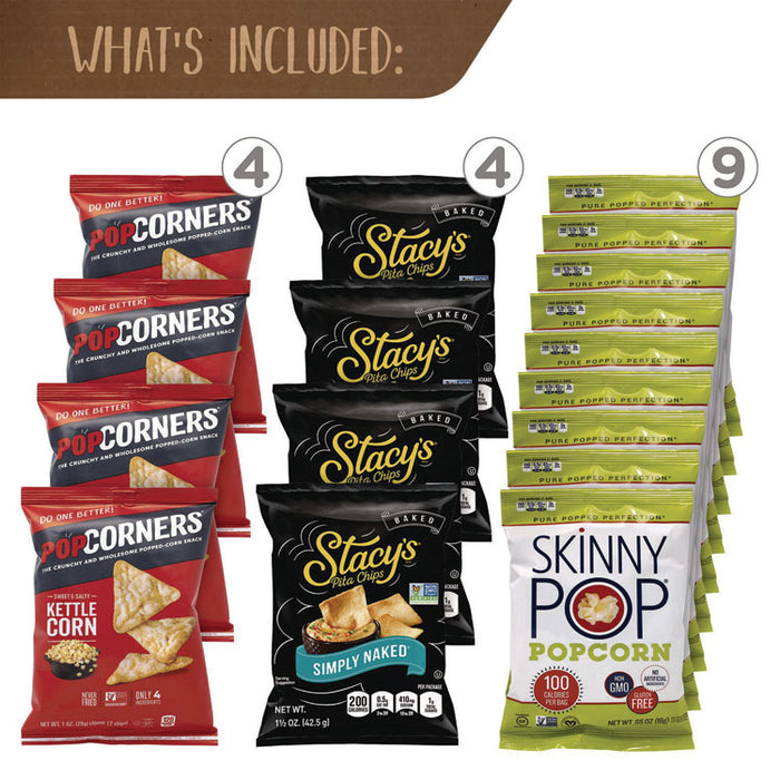 Big Healthy Snack Box, 61 Assorted Snacks/Box