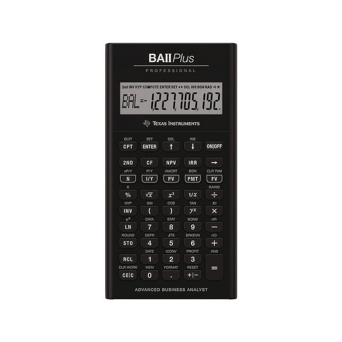 BAIIPlus PRO Financial Calculator, 10-Digit LCD