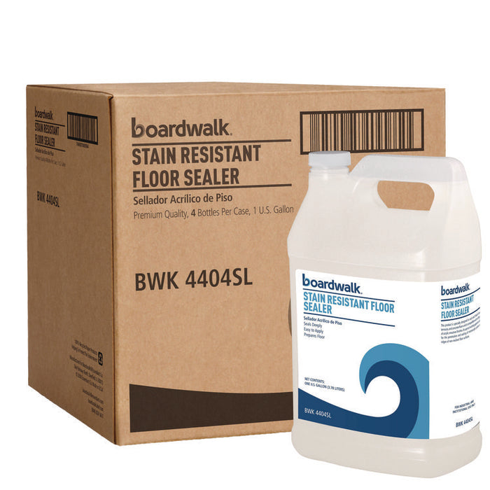 Stain Resistant Floor Sealer, 1 gal Bottle, 4/Carton