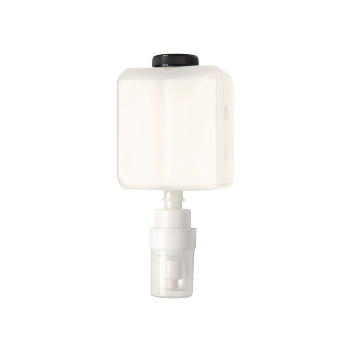 Wall-Mounted Dispenser, 1,000 mL, 5 x 5 x 11, Black/Faux Stainless Steel