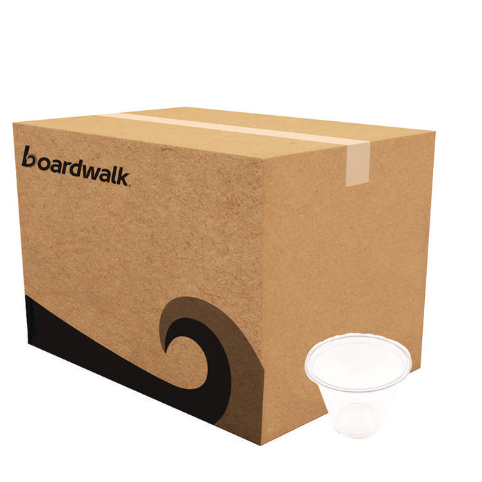 Clear Plastic PET Cups, Squat, 9 oz, 1,000/Carton