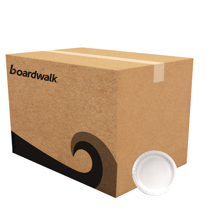 Paper Dinnerware, Plate, 6" dia, White, 1,000/Carton