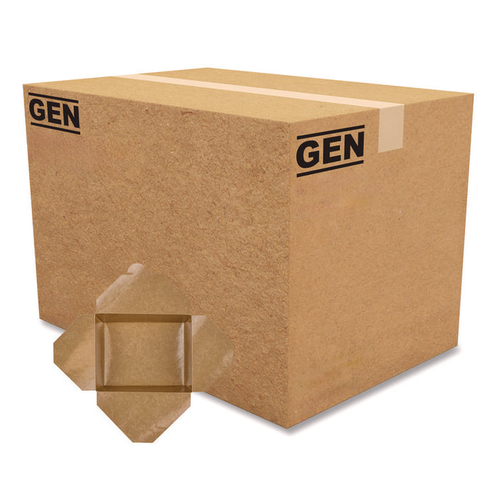 Reclosable Kraft Take-Out Box, 54 oz, 8.51 x 6.3 x 1.8, Brown, Paper, 200/Carton