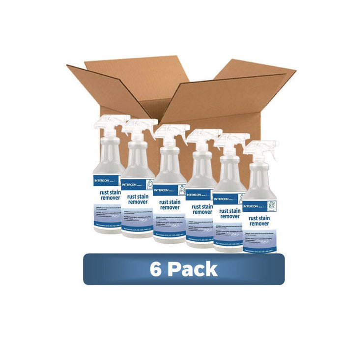 Rust Stain Remover, Unscented, 32 oz Spray Bottle, 6/Carton