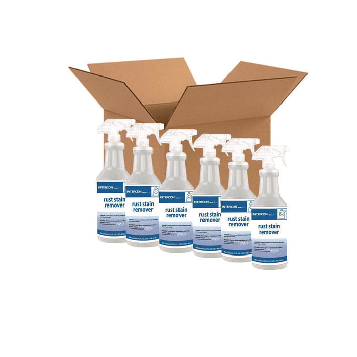 Rust Stain Remover, Unscented, 32 oz Spray Bottle, 6/Carton