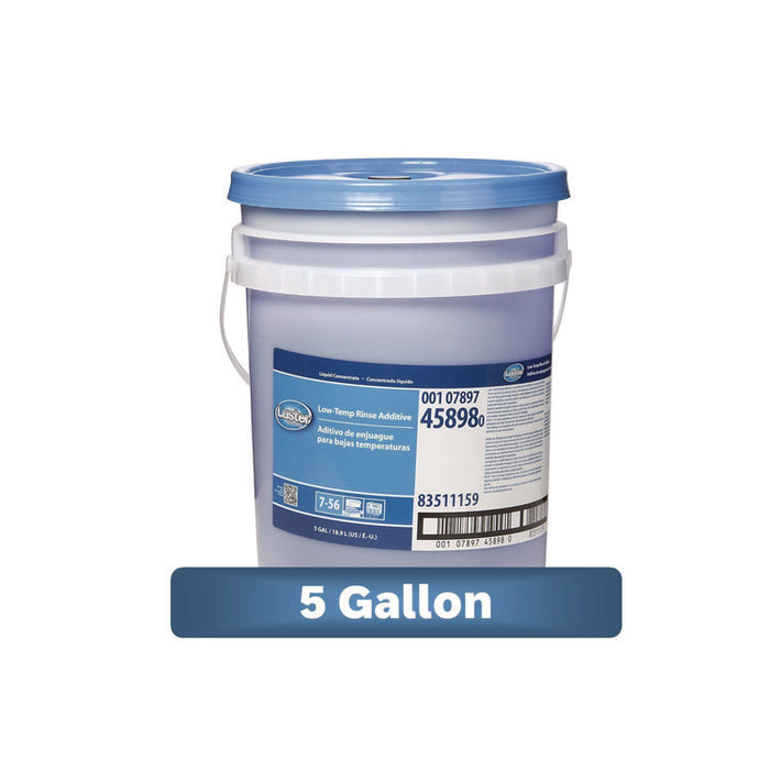Low-Temp Rinse Additive, Unscented, 5 gal Pail