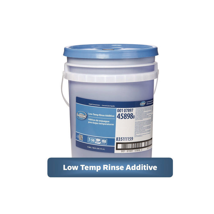 Low-Temp Rinse Additive, Unscented, 5 gal Pail