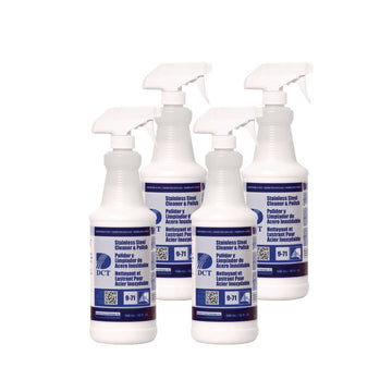 Stainless Steel Cleaner and Polish RLQ, 32 oz Spray Bottle, 4/Carton