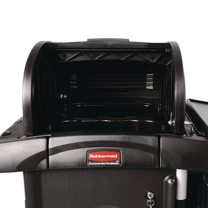 Locking Security Hood, 17.75w x 10.3h, Black