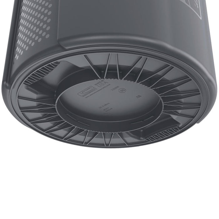 Utility Trash Can, 56.9 gal, Plastic, Gray