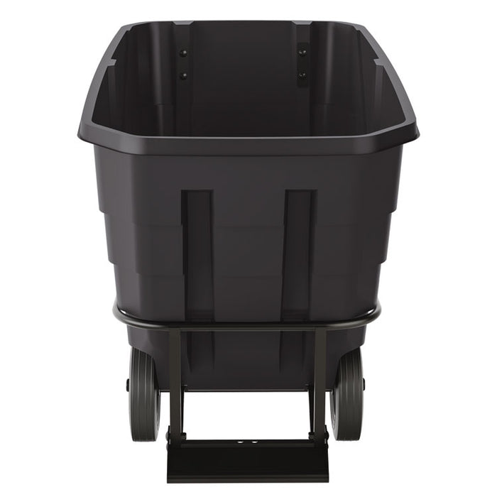 0.5 cu yd Standard Duty Tilt Truck, 800 lb Capacity, Black