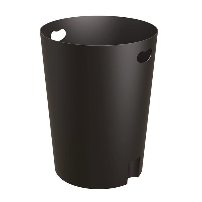 Outdoor Decorative Metal Trash Can with Metal Lid with Ash Bonnet, 35.38 gal, Metal, Black