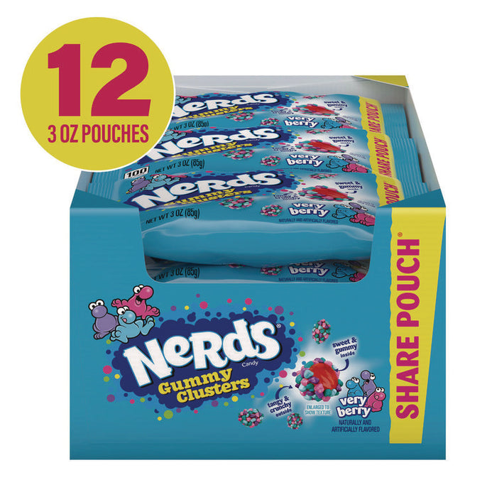 Very Berry Clusters Share Pack, Berry, 3 oz Packet, 12/Carton