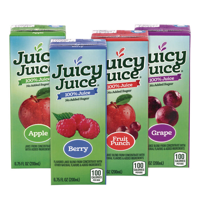 Juice Box Variety Pack, Assorted Flavors, 6.75 oz. Box, 32/Carton