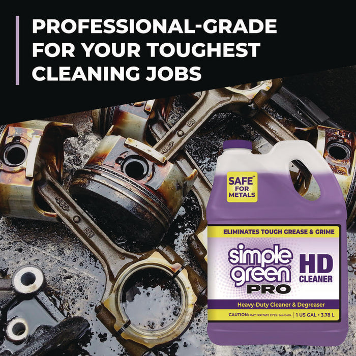Pro HD Heavy-Duty Cleaner, 1 gal Bottle, 4/Carton