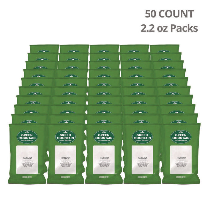Hazelnut Coffee Fraction Packs, 2.2 oz, 50/Carton